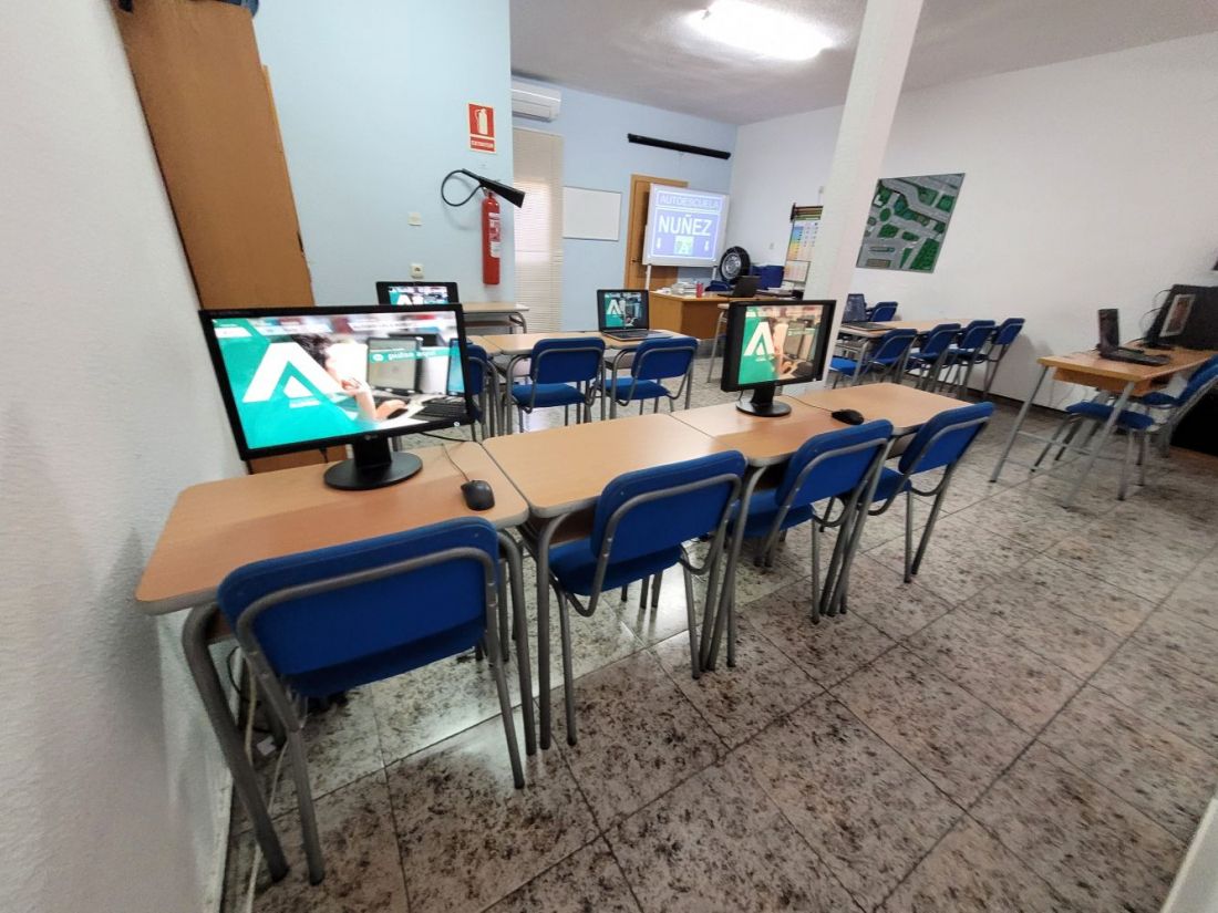 Ciclomotor para realizar prácticas de Autoescuela Nuñez