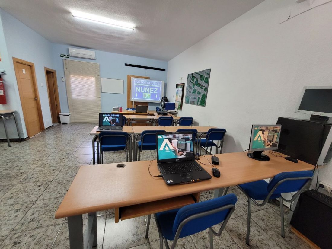 Ciclomotor para realizar prácticas de Autoescuela Nuñez
