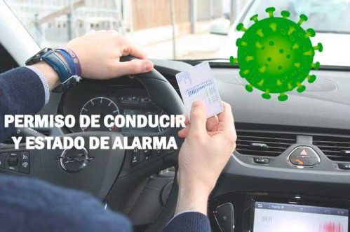 Prórrogas de permisos de conducir en el Estado de Alarma